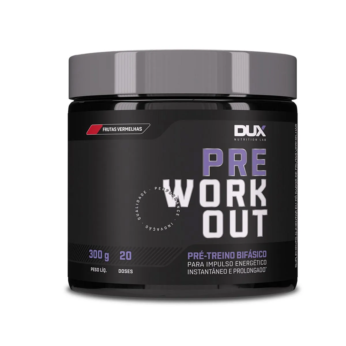 Pré-treino Pre Workout Dux Nutrition Frutas Vermelhas 300g — Dux Nutrition | Farmácia Resyla