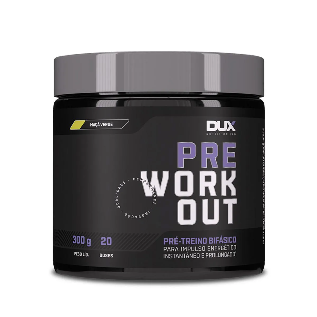 Pré-treino Pre Workout Dux Nutrition Maçã Verde 300g — Dux Nutrition | Farmácia Resyla
