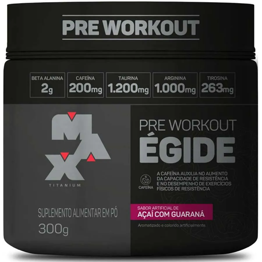 Pre Workout Égide Pote 300g Sabor Açaí com Guaraná - Novidade Max Titanium — Max Titanium | Farmácia Resyla
