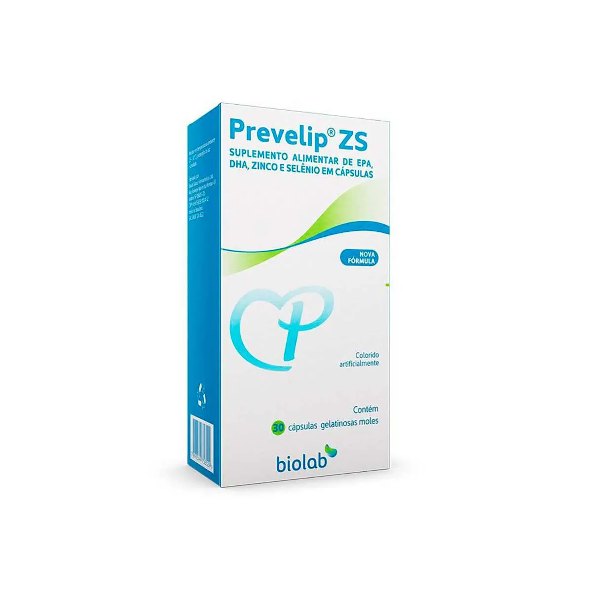 Prevelip Zs Suplemento Alimentar 30 cápsulas — | Farmácia Resyla