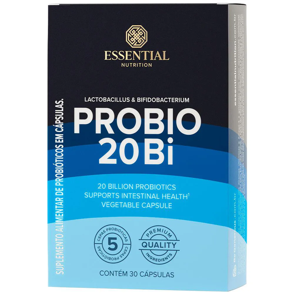 Probio 20bi Blend de Probióticos (30 Cápsulas) - Essential Nutrition — Essential Nutrition | Farmácia Resyla