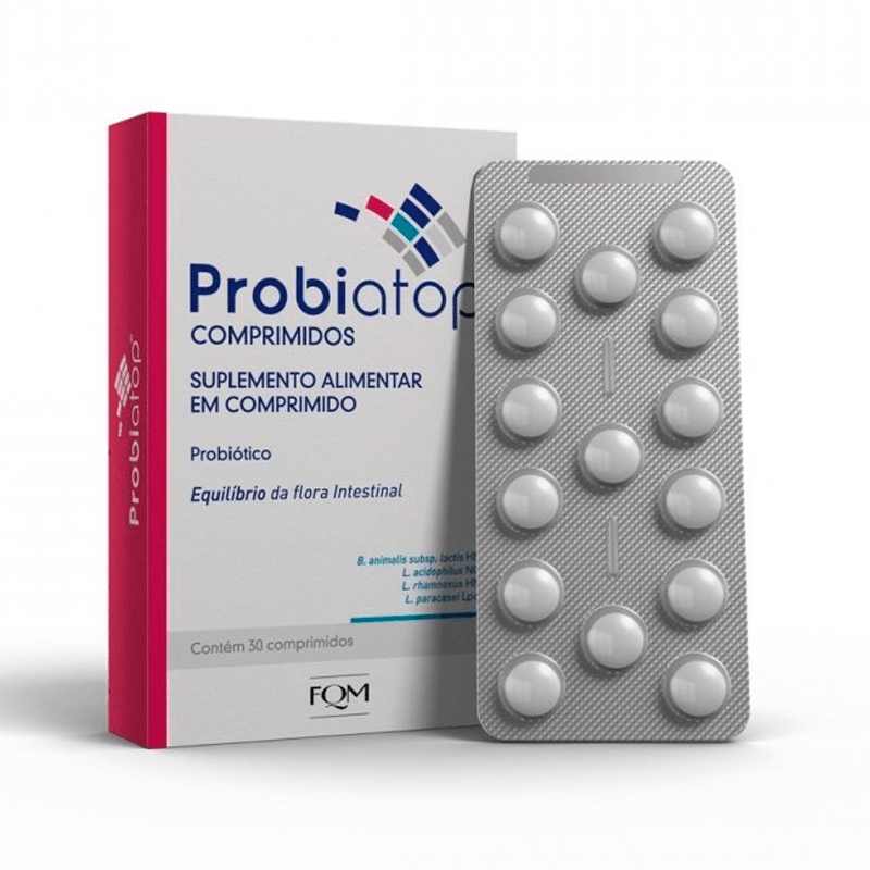 Probiótico Probiatop 30 Comprimidos — | Farmácia Resyla