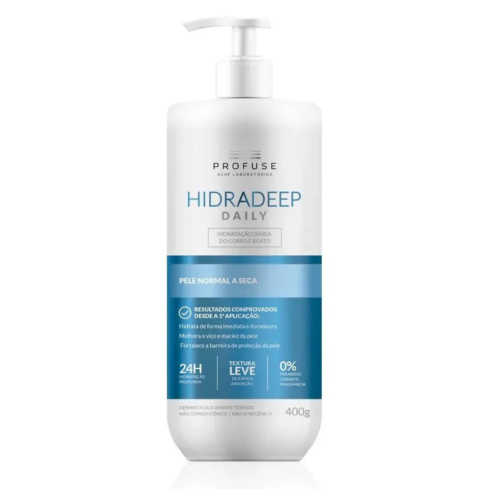 Profuse Hidradeep Daily Hidratante 400g — Profuse | Farmácia Resyla