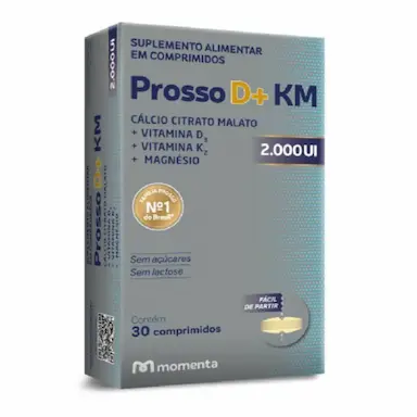Prosso D+ KM 2.000UI Com 30 Comprimidos — Prosso | Farmácia Resyla