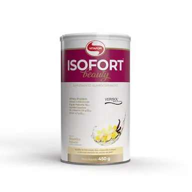 Proteína Vitafor Isofort Beauty Baunilha 450g — Vitafor | Farmácia Resyla