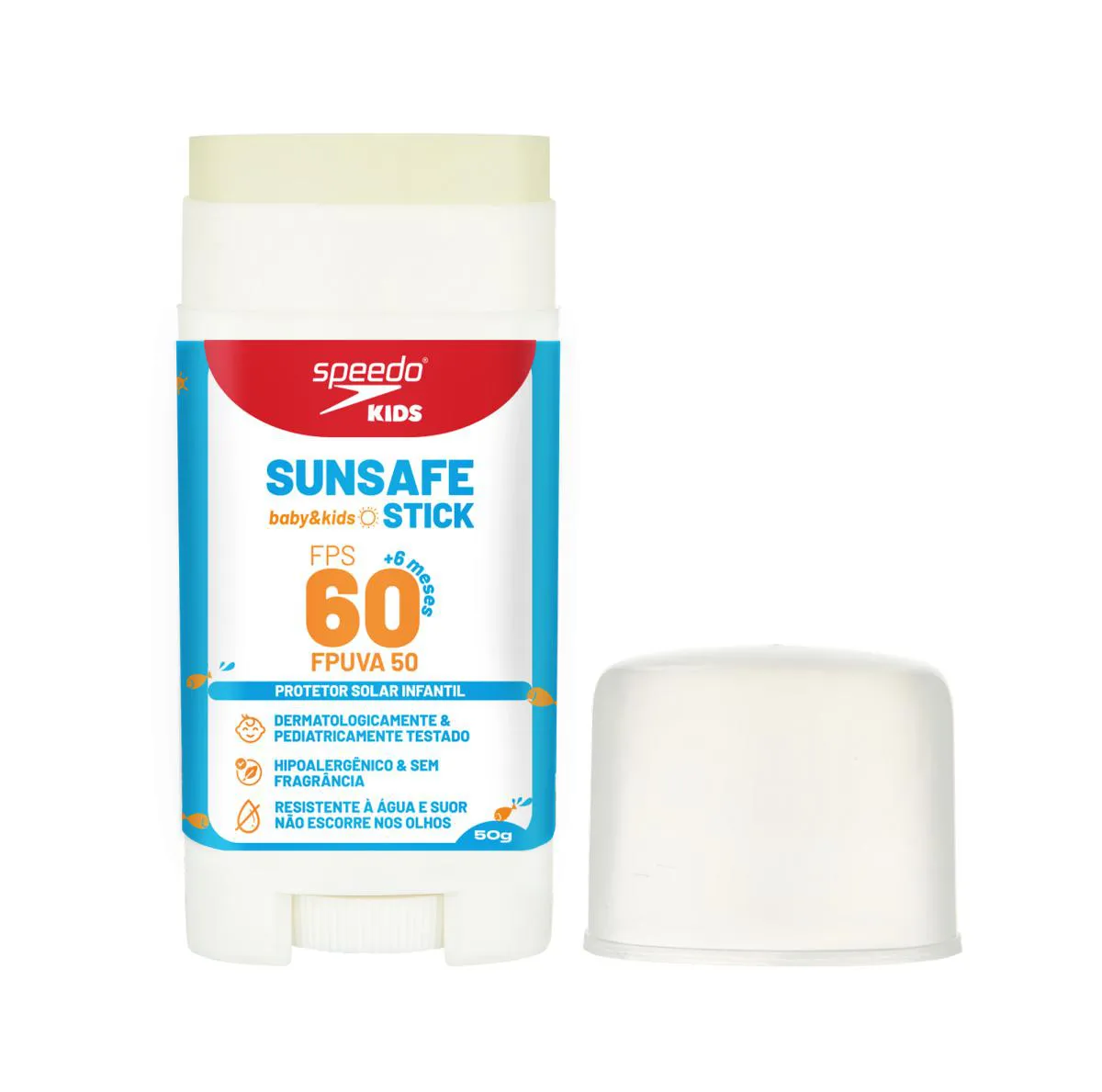 Protetor Solar Bastão Speedo Infantil Sunsafe Stick Baby & Kids Fps60 50G - Pink Cheeks — Pink Cheeks | Farmácia Resyla