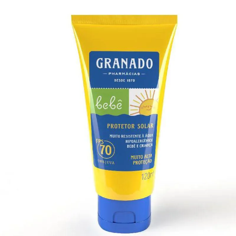 Protetor Solar Bebê Fps 70 120 Ml - Granado — Granado | Farmácia Resyla