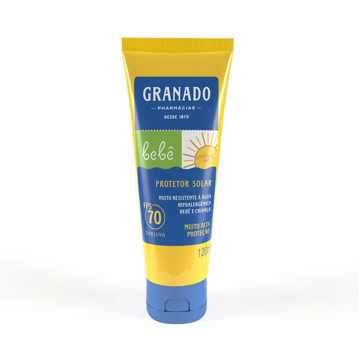 Protetor Solar Corporal FPS 70 Granado Bebê 120ml — Granado | Farmácia Resyla