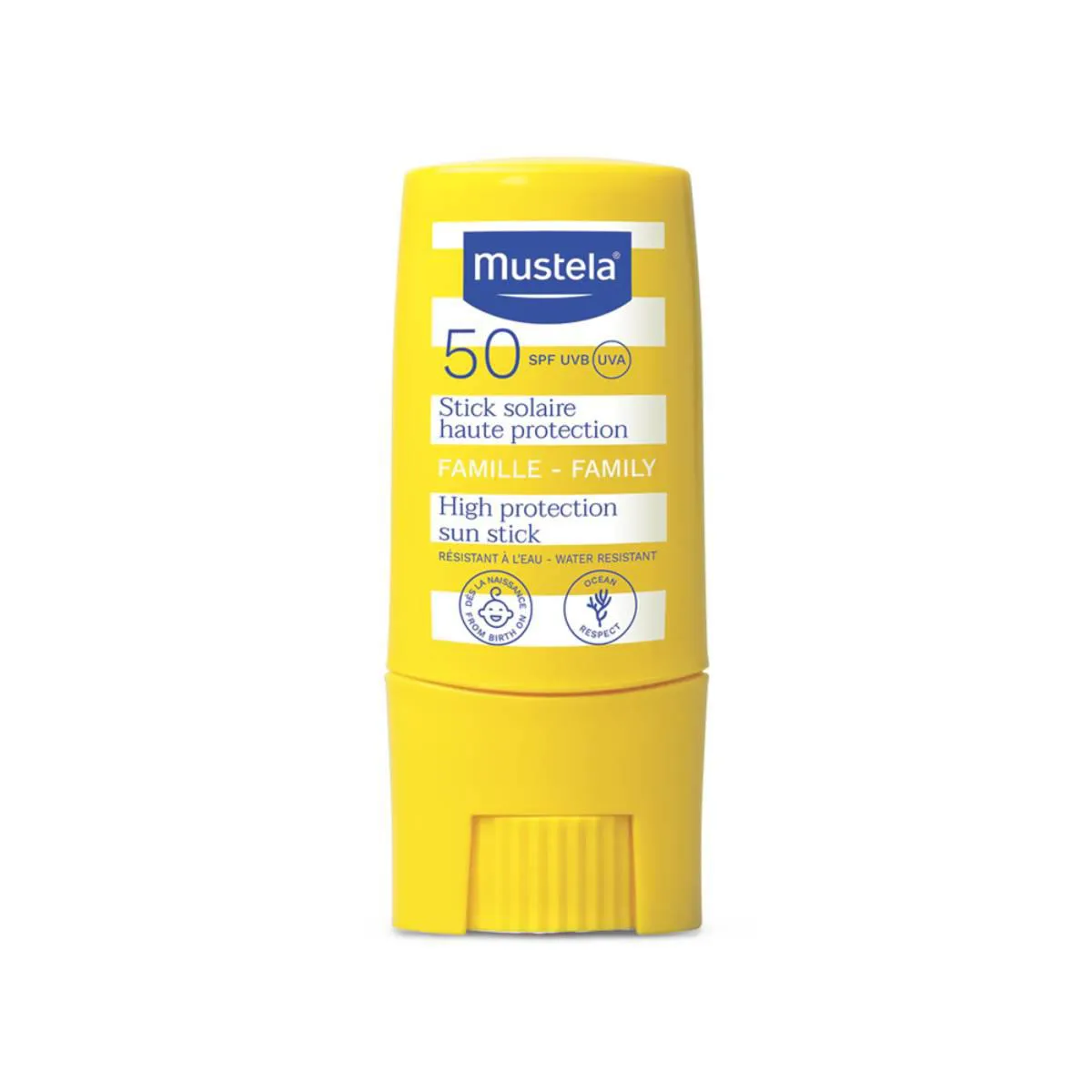 Protetor Solar Corporal Stick Mustela FPS 50 8g — Mustela | Farmácia Resyla