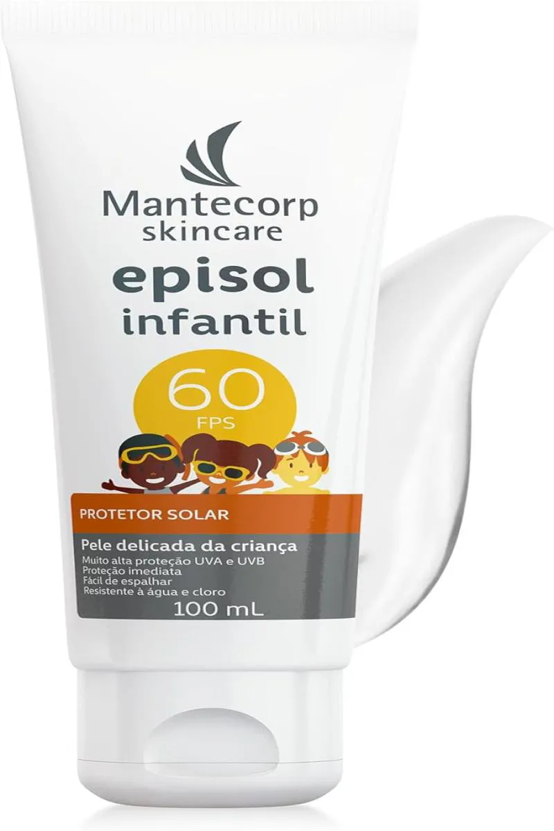 Protetor Solar Episol Infantil Fps 60 -100Ml — Episol | Farmácia Resyla