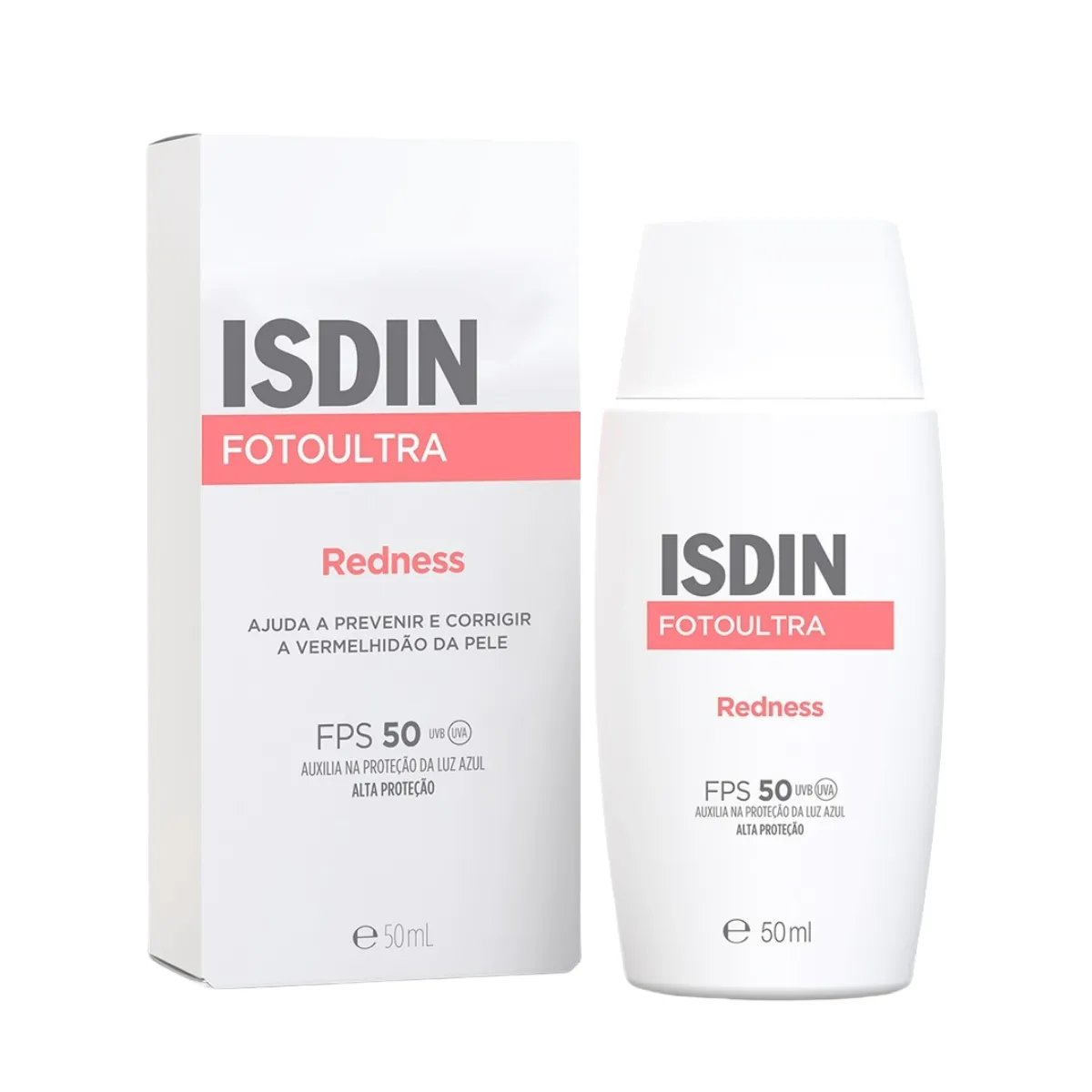 Protetor Solar Facial Isdin FotoUltra Redness FPS 50 50ml — Isdin | Farmácia Resyla