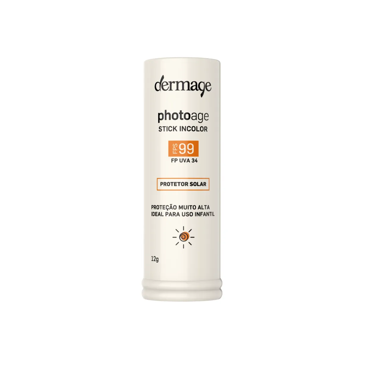 Protetor Solar Facial Stick FPS 99 Photoage Incolor 12g — | Farmácia Resyla