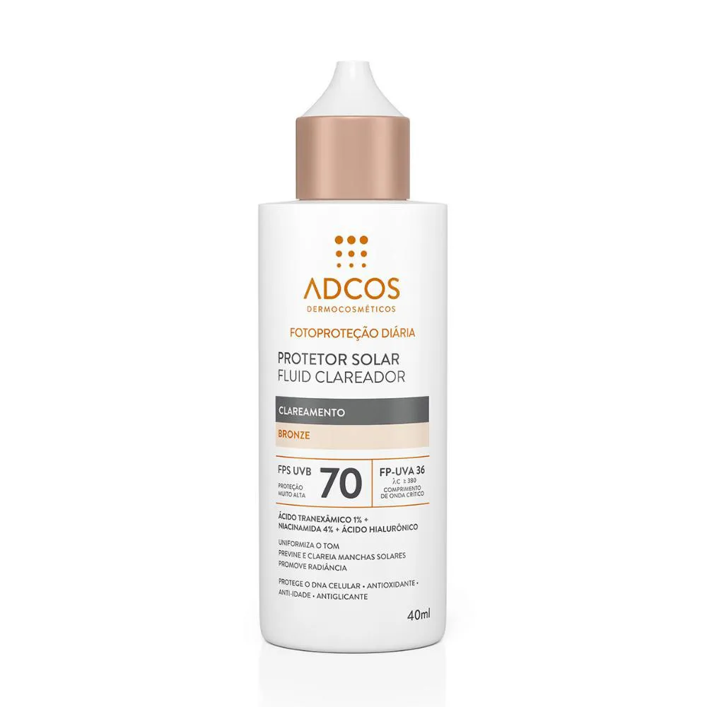 Protetor Solar Fluid Clareador Fps 70 — | Farmácia Resyla