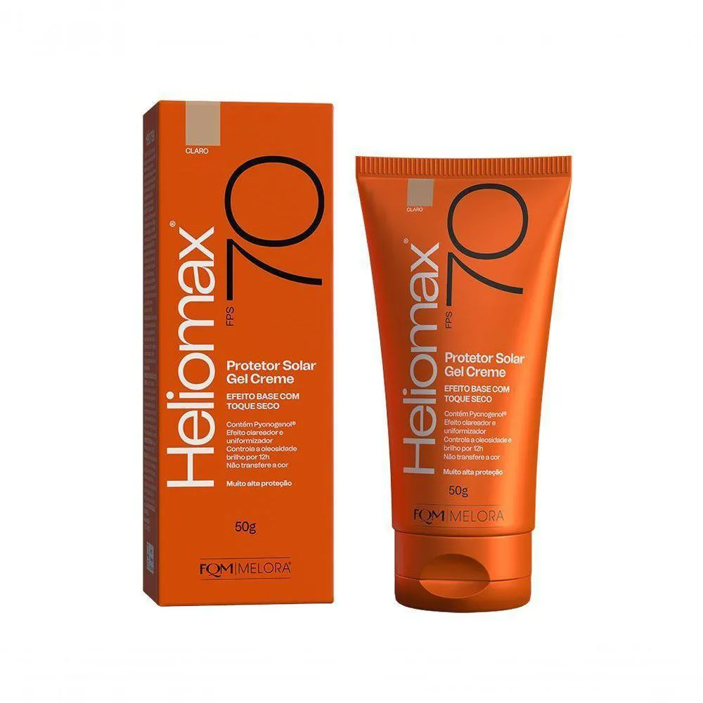 Protetor Solar Heliomax Fps 70 Gel Creme Claro 50G — | Farmácia Resyla