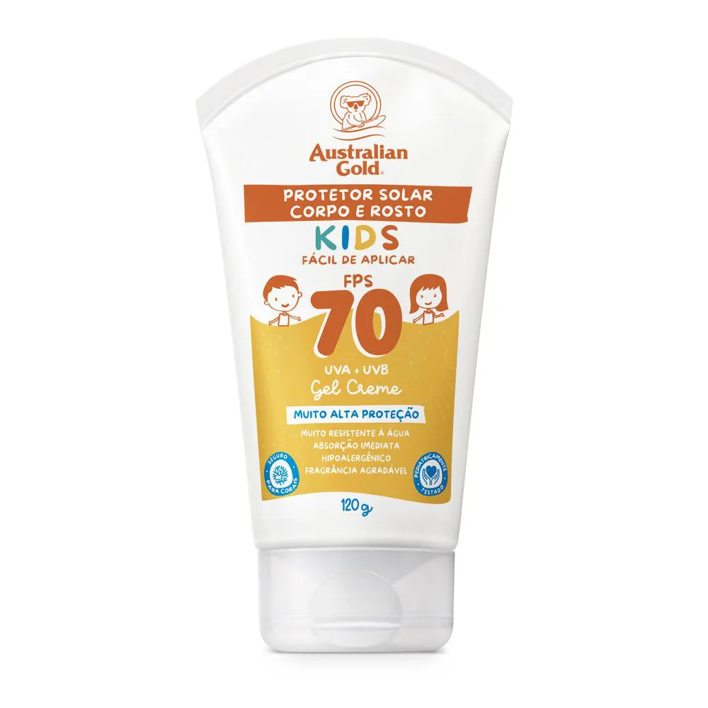 Protetor Solar Infantil Australian Gold Kids Fps70 - 120g — | Farmácia Resyla
