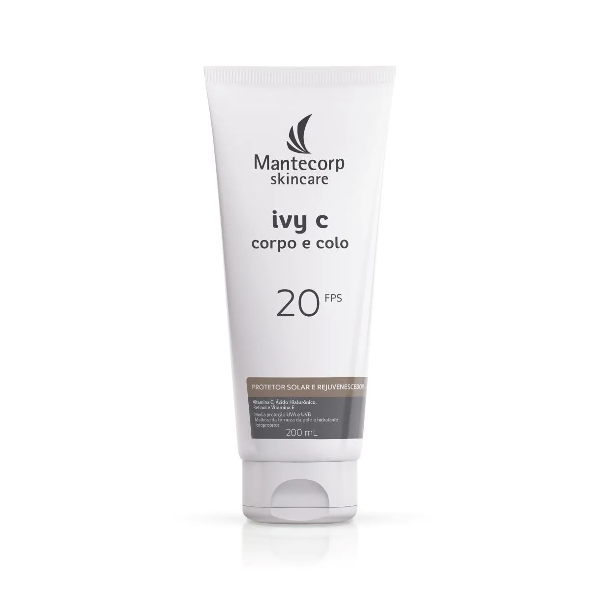 Protetor Solar Rejuvenescedor Ivy C Corpo e Colo FPS 20 200ml — | Farmácia Resyla