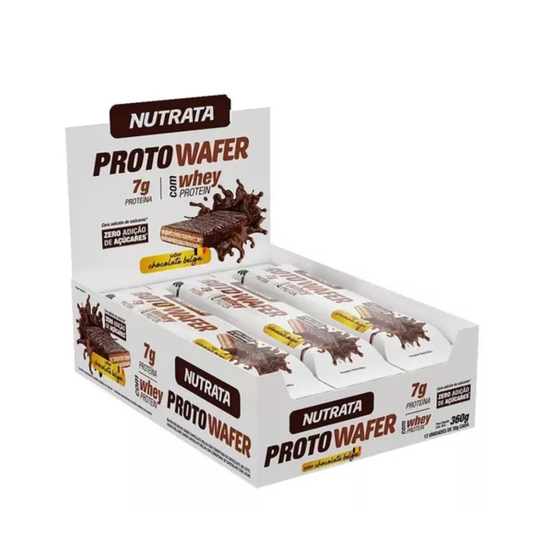 PROTO WAFER DISPLAY C/ 12 UND - NUTRATA 12 Unidades Doce DE Leite — Nutrata | Farmácia Resyla