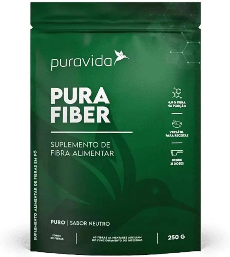Pura Fiber Puravida Neutro 250g — Puravida | Farmácia Resyla