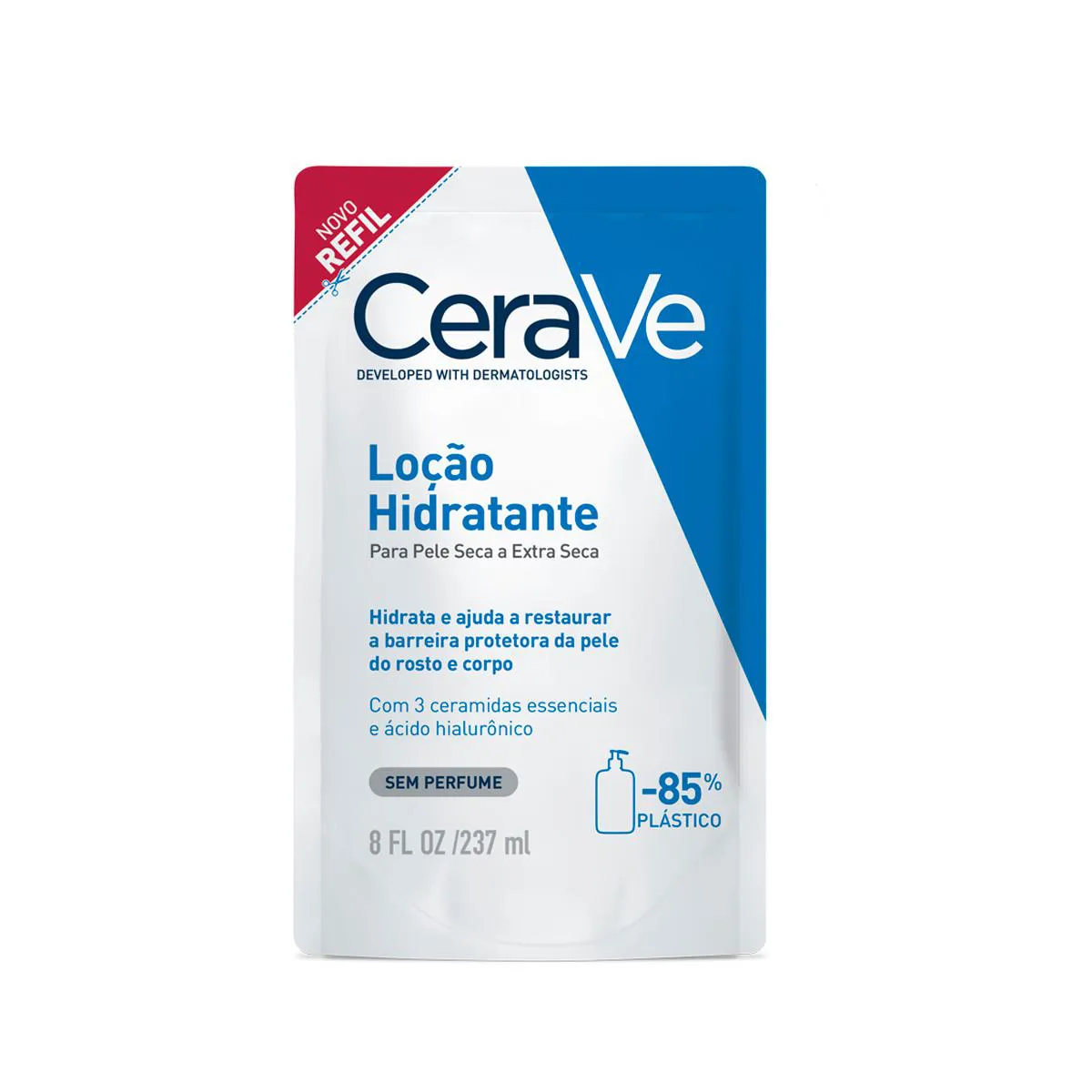 Refil Loção Hidratante Corporal CeraVe Refil Econômico com Ceramidas e Ácido Hialurônico 237ml — Cerave | Farmácia Resyla