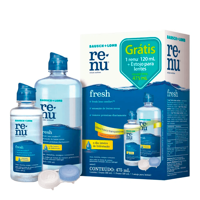 Renu Fresh 355ml + Grátis 120ml — | Farmácia Resyla