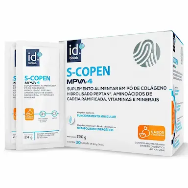 S-Copen MPVA-4 Sabor Tangerina - 30 sachês de 24g cada — Aché | Farmácia Resyla