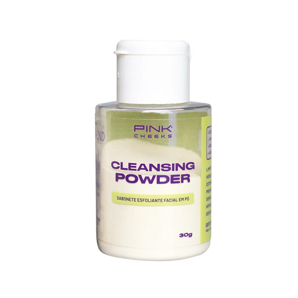 Sabonete Esfoliante Facial em Pó Cleansing Powder Pink Cheeks 30g — Pink Cheeks | Farmácia Resyla