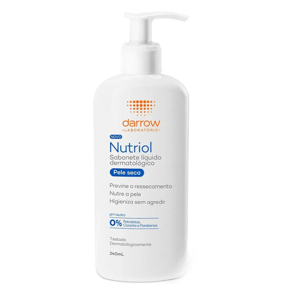 Sabonete Líquido Facial Darrow Nutriol Pele Seca 240ml — Darrow | Farmácia Resyla