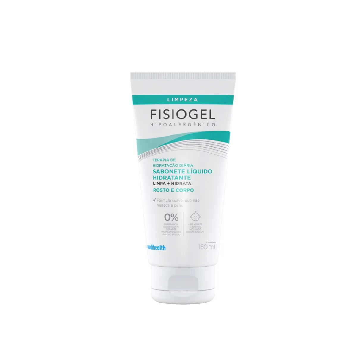 Sabonete Líquido Hidratante Facial Fisiogel Pele Seca e Sensível com 150ml — | Farmácia Resyla