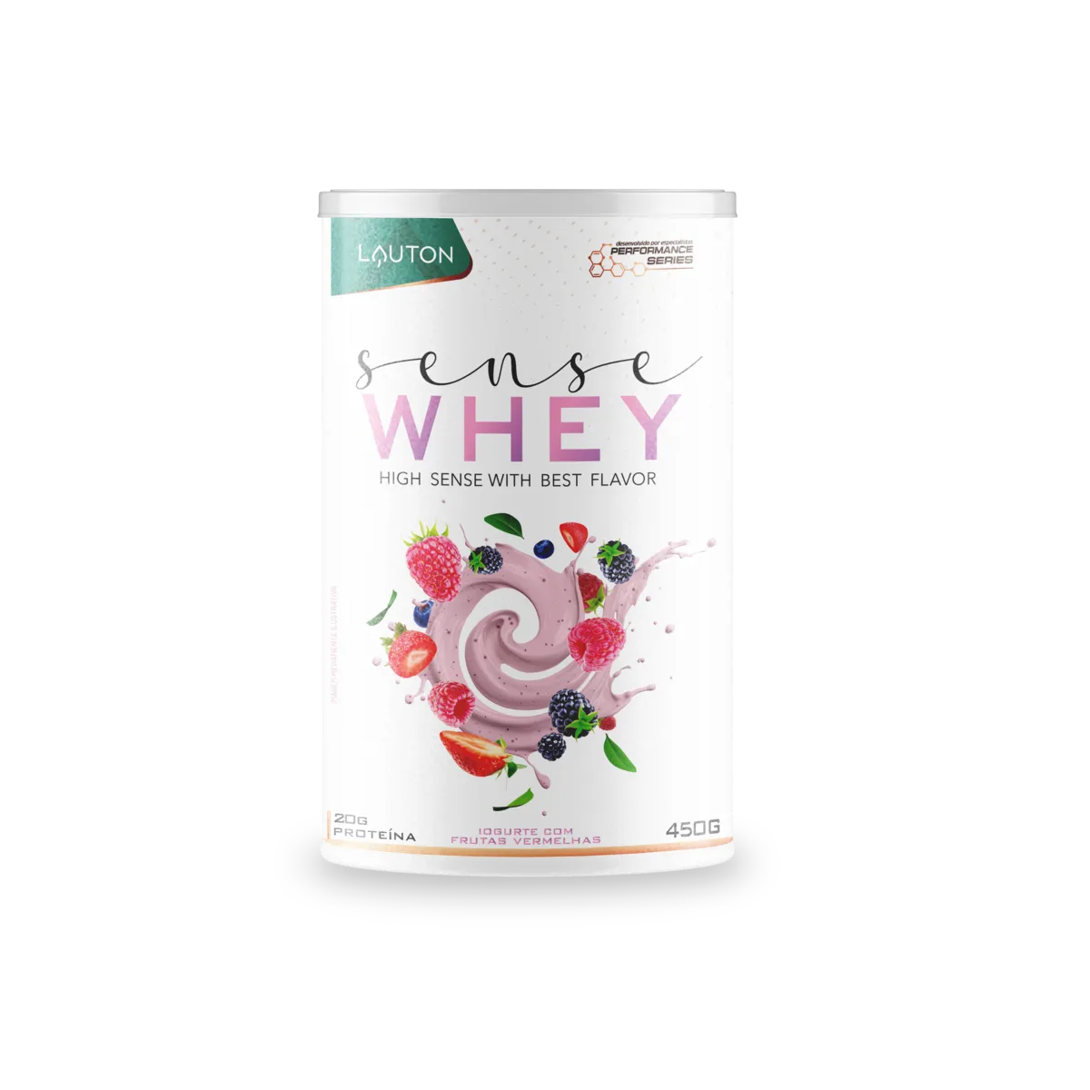 Sense Whey Lauton Performance Séries Iogurte com Frutas Vermelhas 450g — | Farmácia Resyla