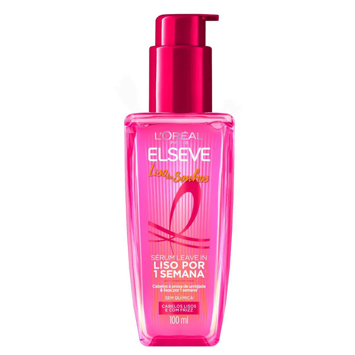 Sérum Leave-In Elseve Liso dos Sonhos Sérum Alisante Efeito Liquid Hair 100ml — Elseve | Farmácia Resyla