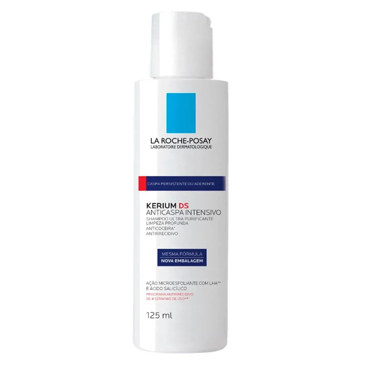 Shampoo Anticaspa La Roche-Posay Intensivo Kerium DS Tratamento Intensivo 125ml — La Roche-Posay | Farmácia Resyla