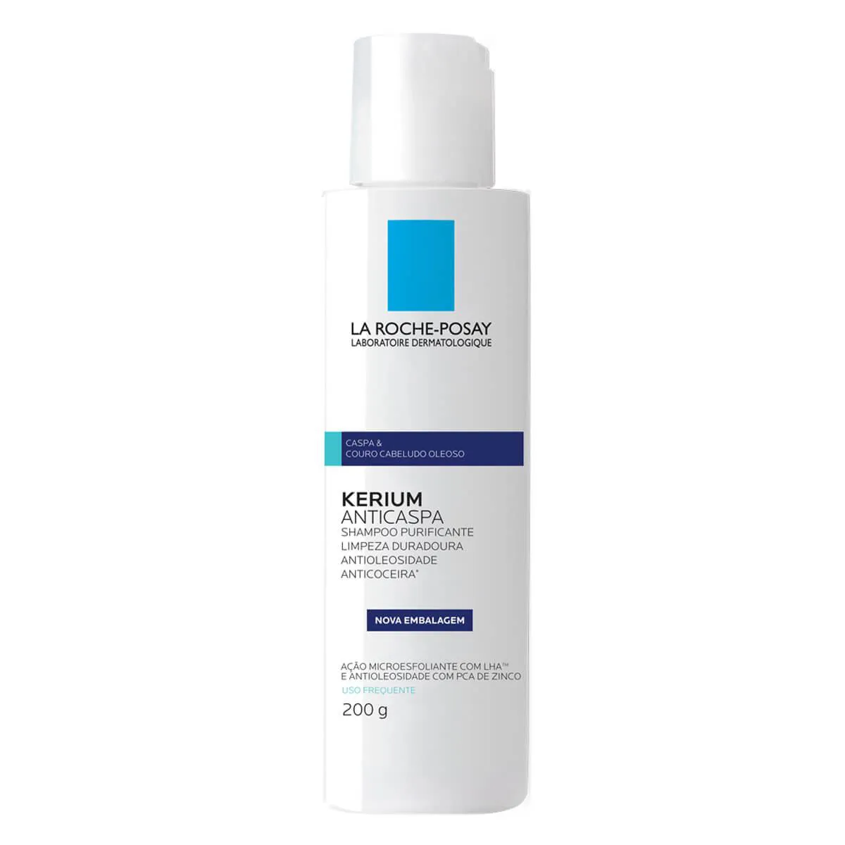 Shampoo Anticaspa La Roche-Posay Kerium Shampoo Anticaspa para Couro Cabeludo 200ml — La Roche-Posay | Farmácia Resyla