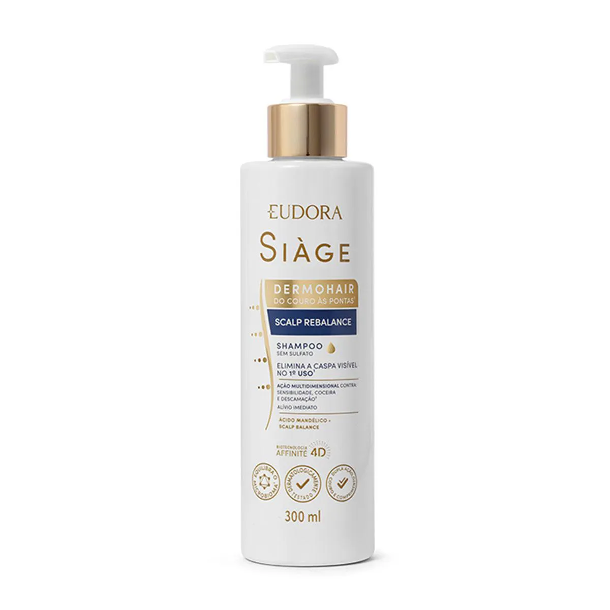 Shampoo Anticaspa Siàge DermoHair Scalp Rebalance 300ml — Siàge | Farmácia Resyla