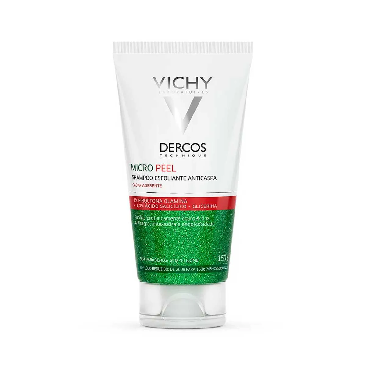 Shampoo Anticaspa Vichy Dercos Micro Peel Microesferas Eesfoliantes Esfoliação e Controle de Caspa 150ml — Vichy | Farmácia Resyla