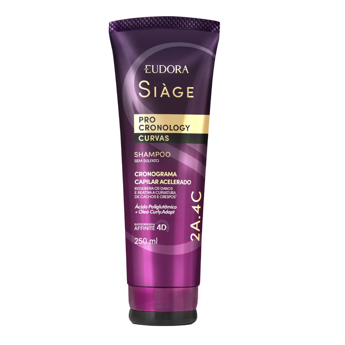 Shampoo Eudora Siàge Pro Cronology Curvas 250ml — Eudora | Farmácia Resyla