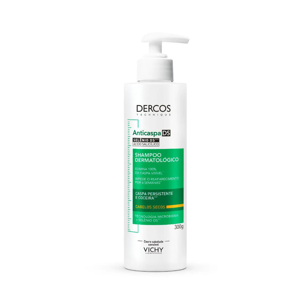 Shampoo Vichy Dercos Anticaspa DS Cabelos Secos Caspa para Cabelos Secos sem Ressecamento 300g — Vichy | Farmácia Resyla