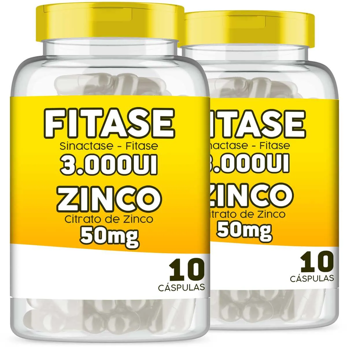Sinactase ( Fitase ) 3000ui + Citrato de Zinco 50mg 20 cápsulas — | Farmácia Resyla