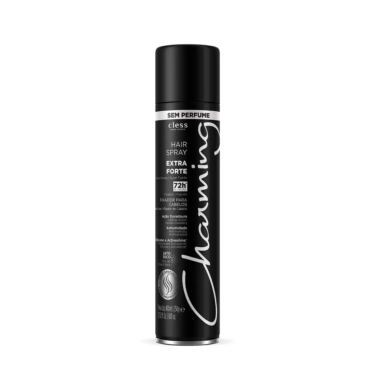 Spray de Cabelo Charming Black 400ml — | Farmácia Resyla