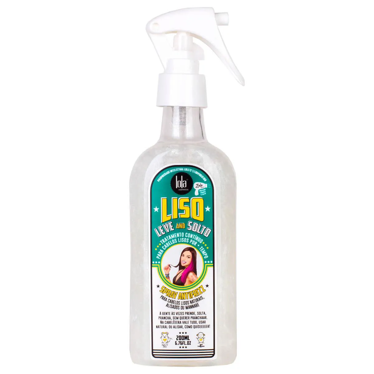 Spray para Cabelo Antifrizz Liso, Leve e Solto Lola Cosmetics com 200ml — Lola Cosmetics | Farmácia Resyla