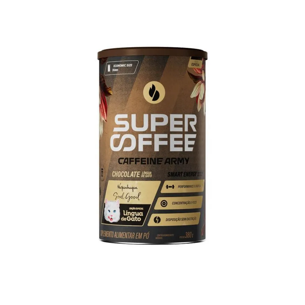 Supercoffee 3.0 (380g) - Sabor: Chocolate (língua de Gato) — Off | Farmácia Resyla