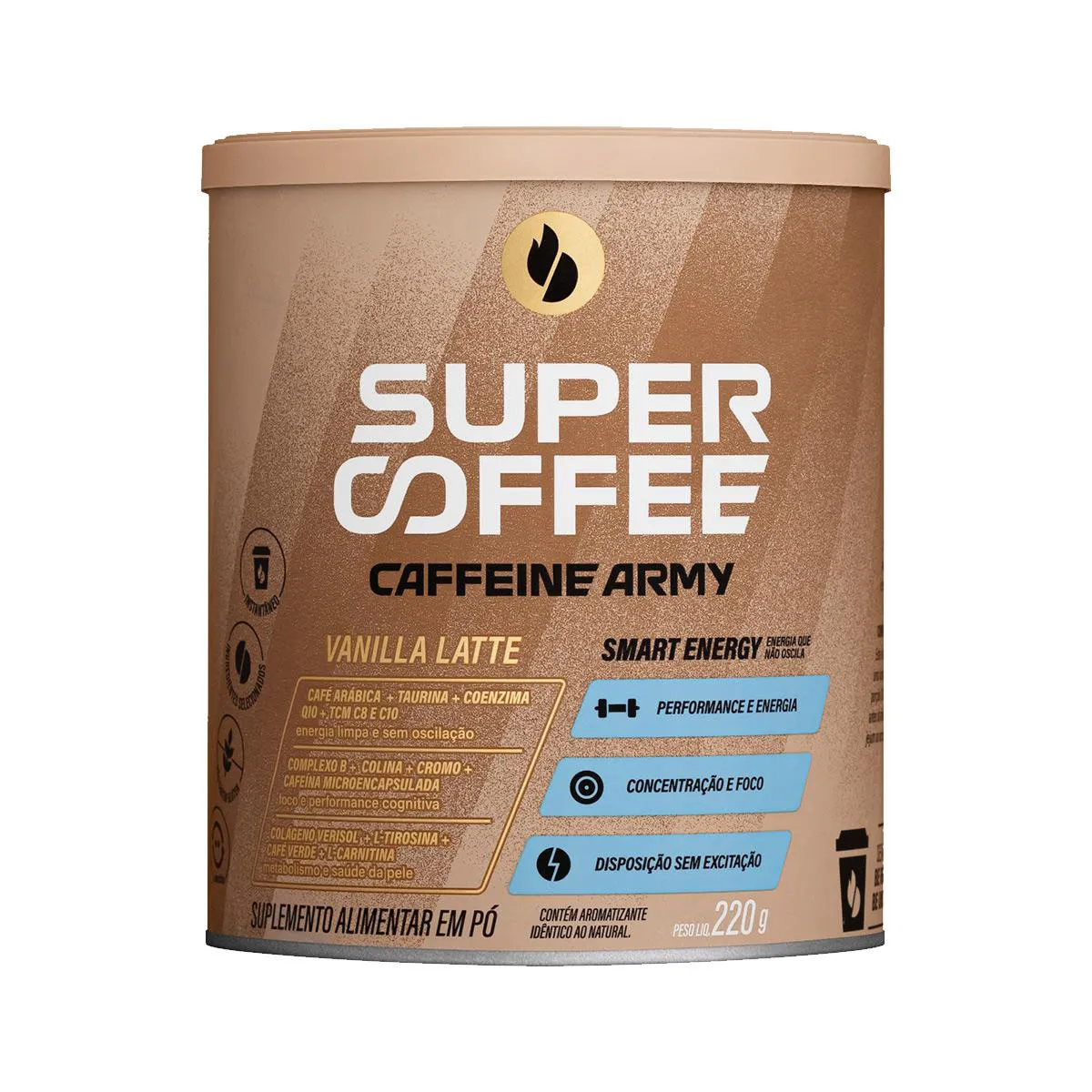 SuperCoffee 3.0 Vanilla Latte 220g — Off | Farmácia Resyla