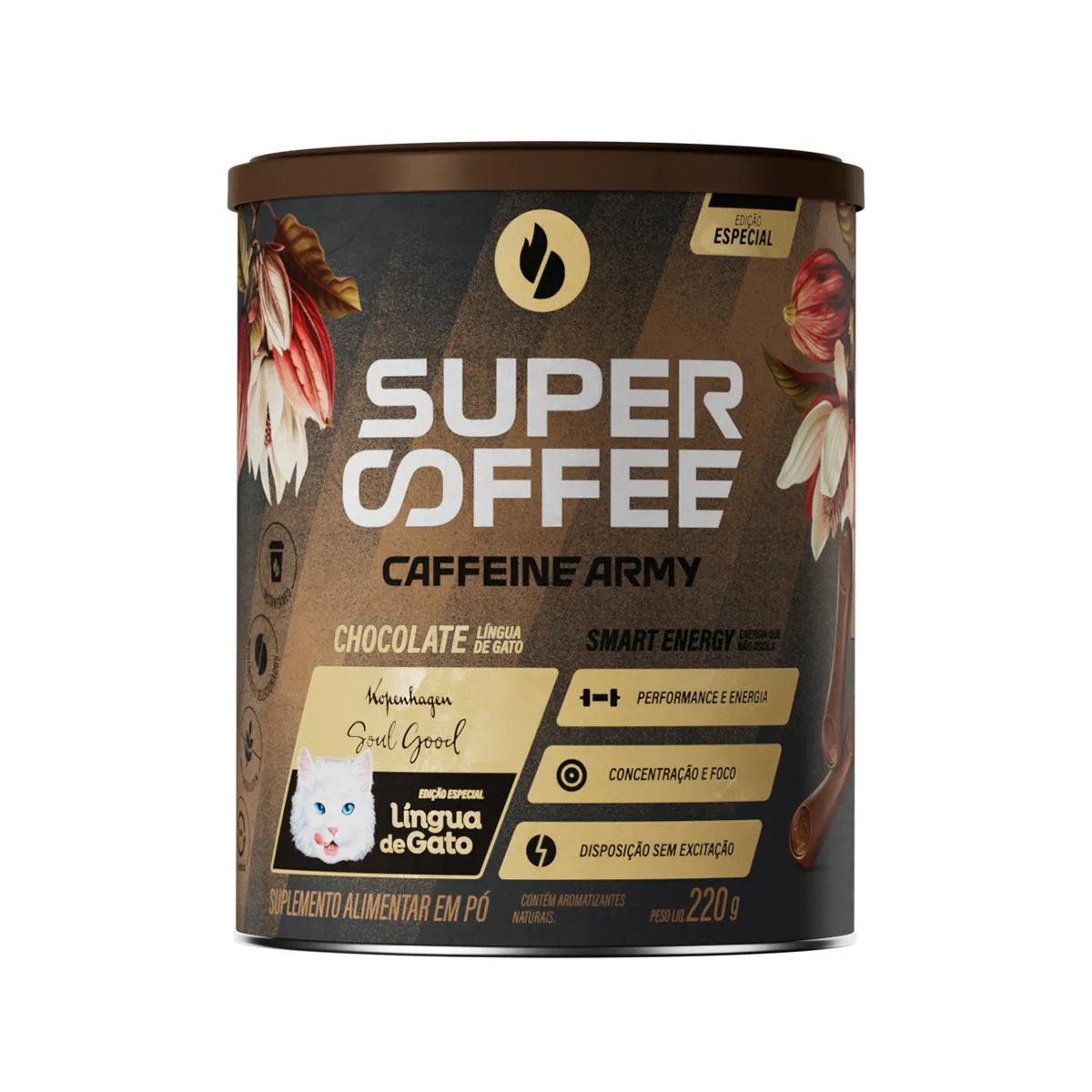 SuperCoffee Língua de Gato 220g — Off | Farmácia Resyla