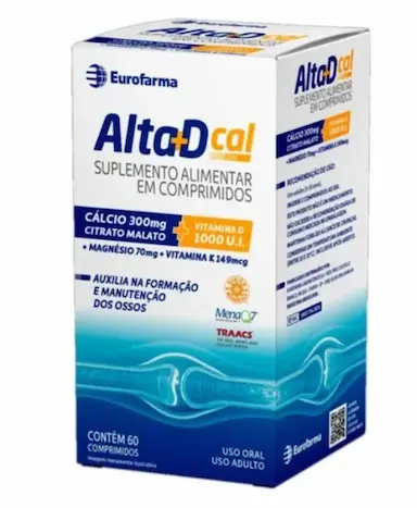 Suplemento Alimentar Alta D + Cal - 60 Comprimidos — | Farmácia Resyla
