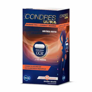 Suplemento Alimentar Condres Ultra Colágeno Tipo ll + Vitamina D - 90 cápsulas — Condres | Farmácia Resyla