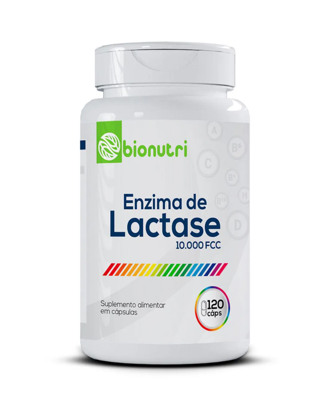 Suplemento Alimentar Enzima de Lactase 10.000fcc 120 cápsulas Bionutri — | Farmácia Resyla