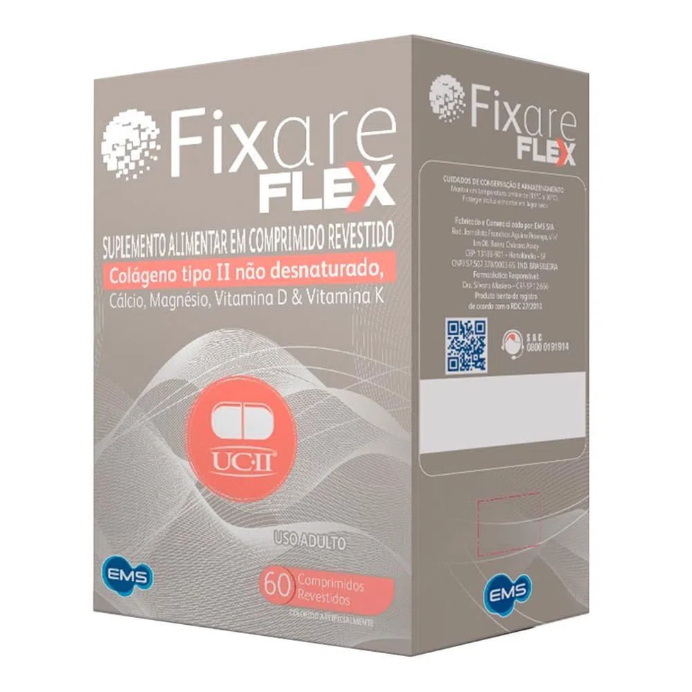 Suplemento alimentar Fixare Flex 60 comprimidos revestidos — | Farmácia Resyla