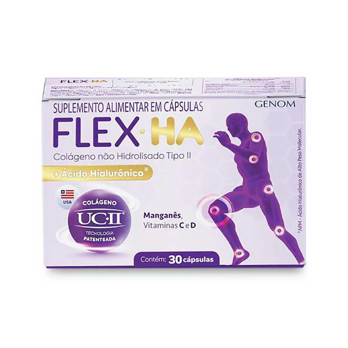 Suplemento Alimentar Flex-HA com 30 Cápsulas — | Farmácia Resyla