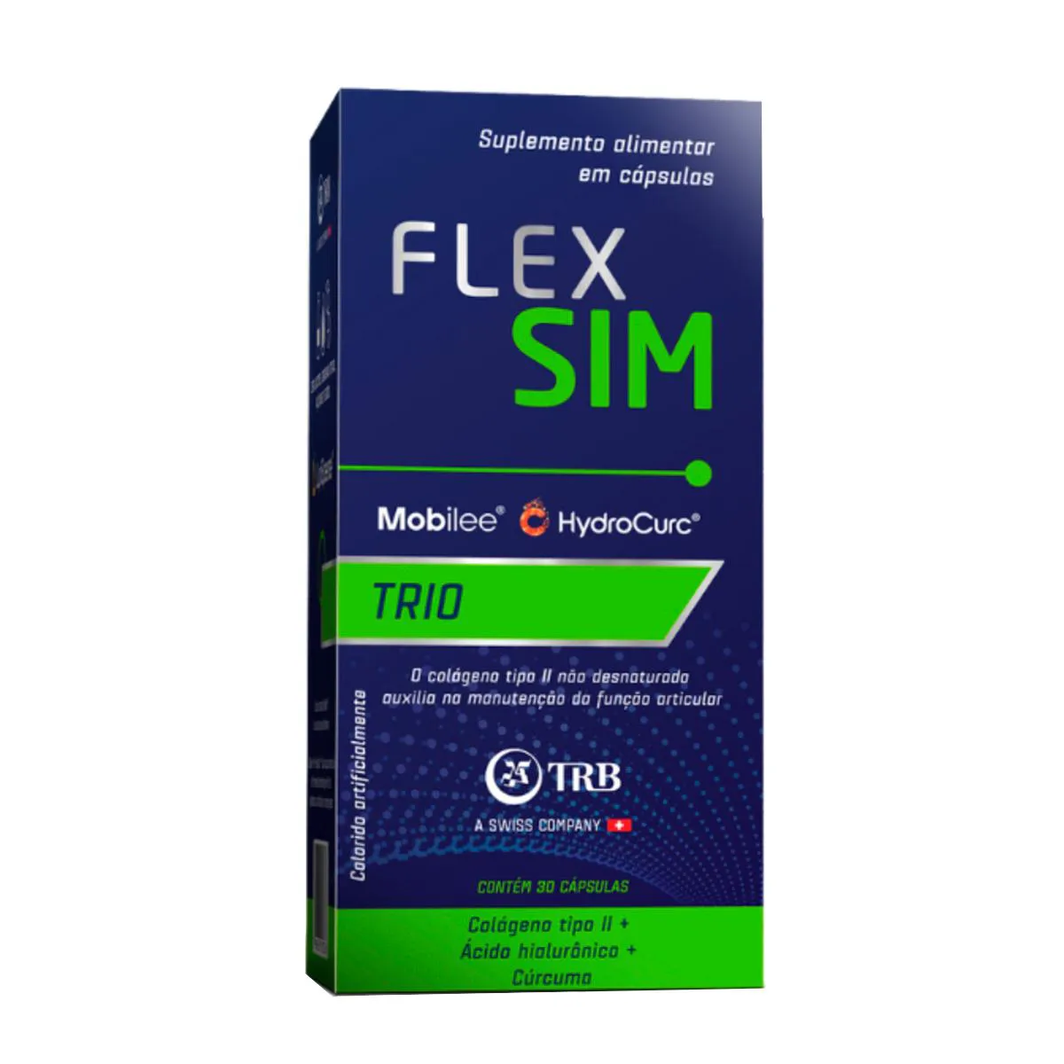 Suplemento Alimentar Flexsim Trio 30 cápsulas — | Farmácia Resyla