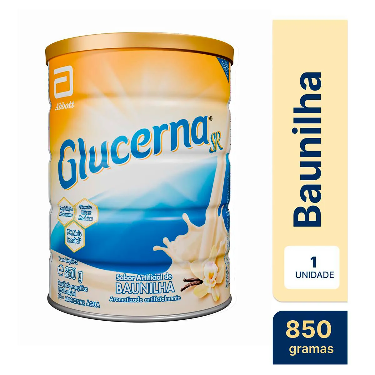 Suplemento Alimentar Glucerna SR Baunilha 850g — Glucerna | Farmácia Resyla