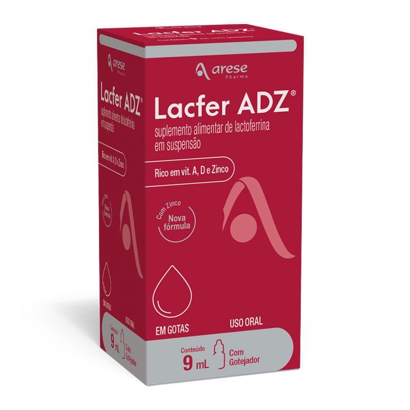 Suplemento alimentar Lacfer AD Arese gotas 9ml — | Farmácia Resyla